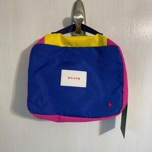 STATE color block toiletries bag